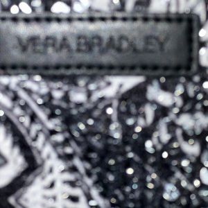 Vera Bradley Black and White embellishment Tote Bag